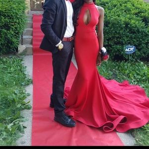 Custom made prom dress